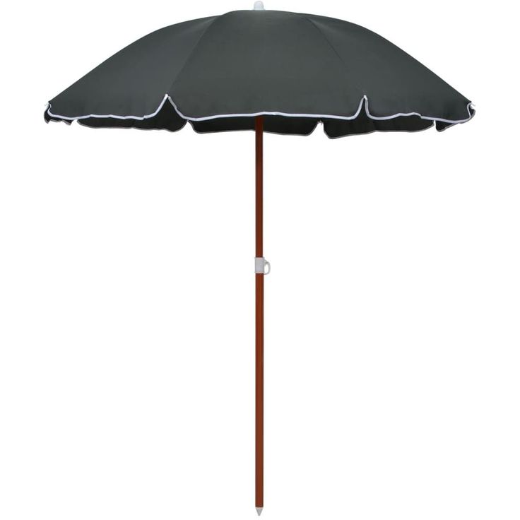 Aurinkovarjo terästanko 180 cm antrasiitti_1