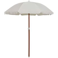 Aurinkovarjo terästanko 180 cm hiekka