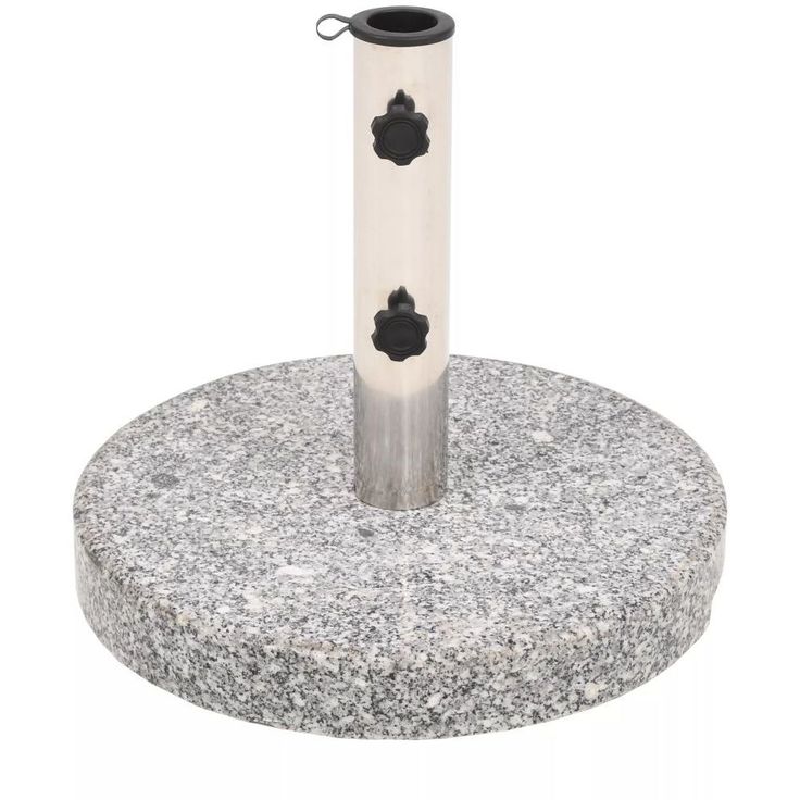 Aurinkovarjon alusta graniitti pyöreä 22 kg_1