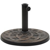 Aurinkovarjon jalka polyresiini 11 kg pyöreä pronssi