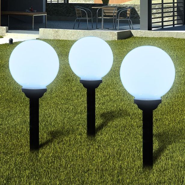 Aurinkovoima pallovalo maapiikillä led 20 cm 3 kpl_1