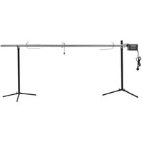 Automaattinen grillivarras ruostumaton teräs 207x45x81 cm
