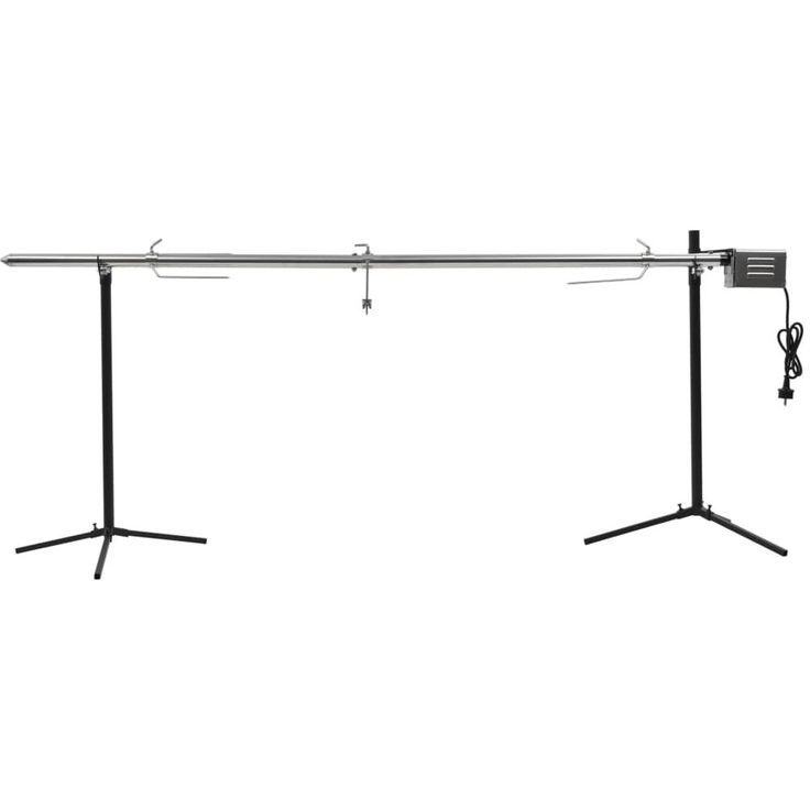 Automaattinen grillivarras ruostumaton teräs 207x45x81 cm_1