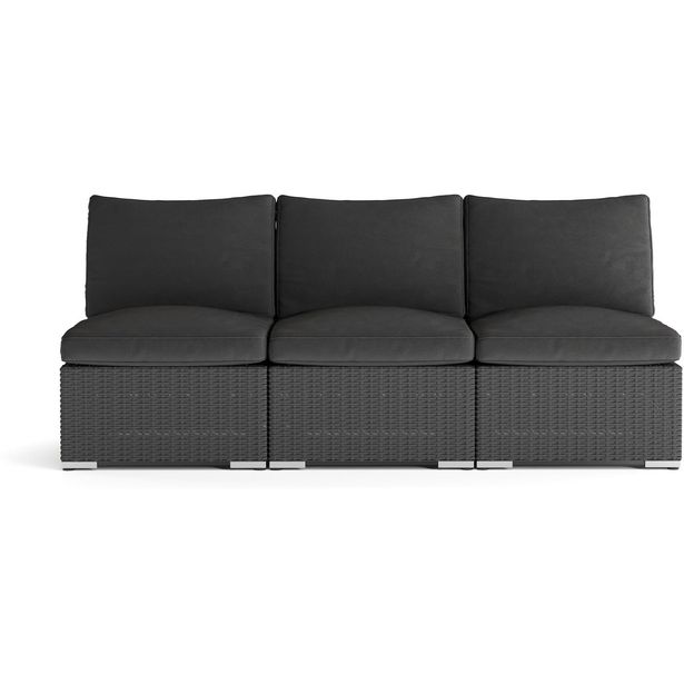 Wisconsin Premium Ulkosohva Ilman Käsinojia 3-hengen Polyrottinkia