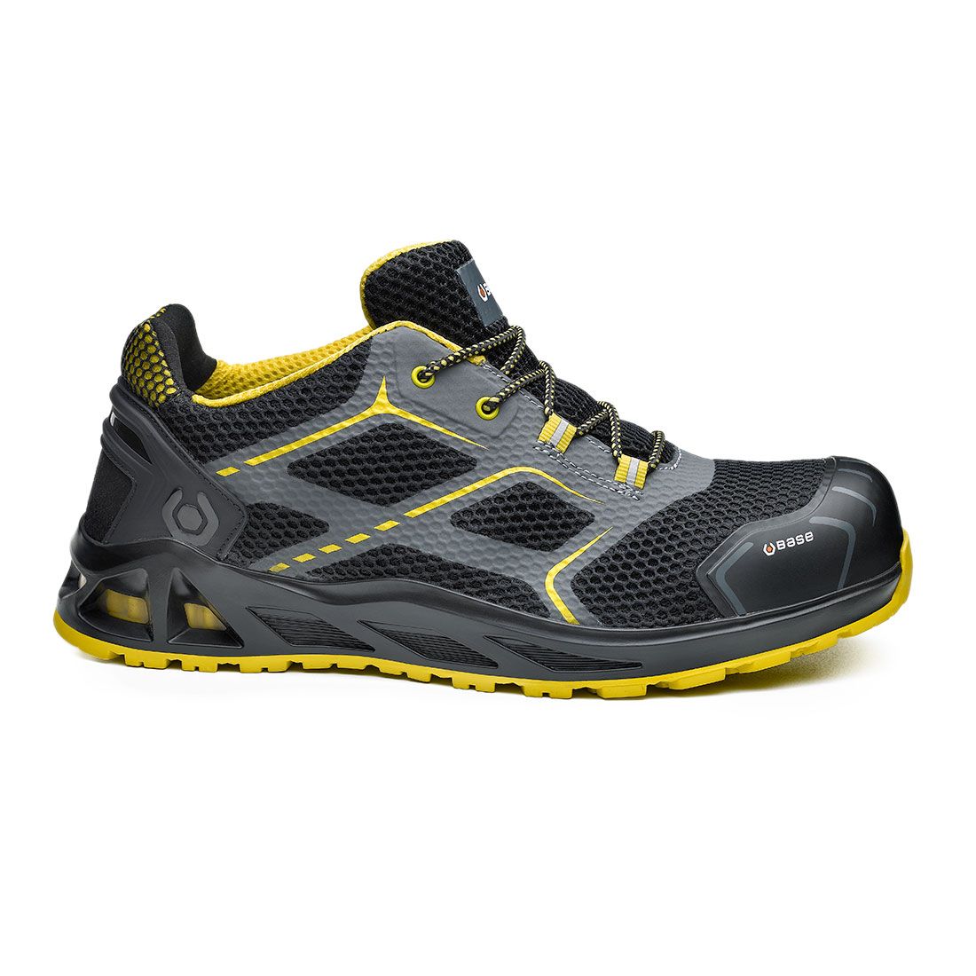 Turvakengät Base B1004 K-Speed S3, keltainen/musta, koko 42