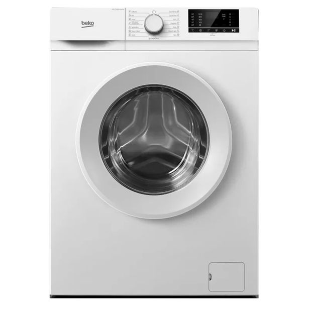 Edestä täytettävä pyykinpesukone Beko B1WFK2604WEE, 60cm, valkoinen