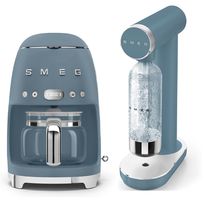 Tuotepaketti Smeg - hiilihapotuslaite ja kahvinkeitin
