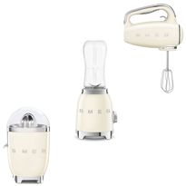 Tuotepaketti Smeg - sitruspuristin, sähkövatkain ja tehosekoitin