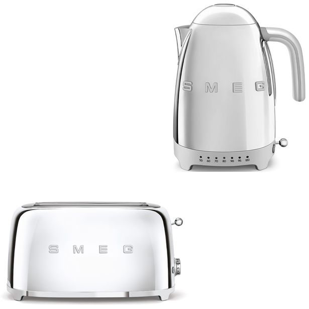 Tuotepaketti Smeg - leivänpaahdin TSF02 ja vedenkeitin KLF04 1,7 l