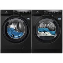 Pesutorni Electrolux EFI742LX4G + EDI742R95G, musta