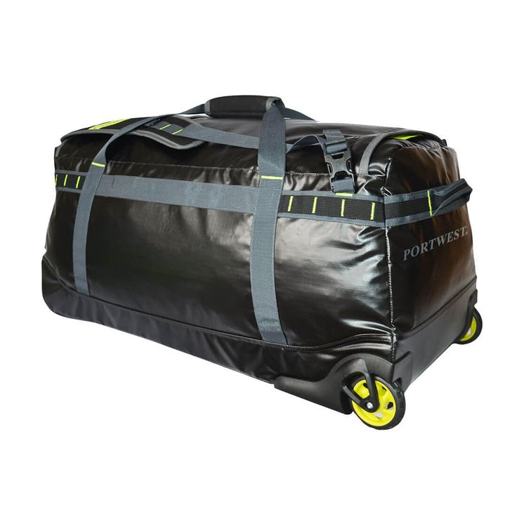 Duffelivarustelaukku Portwest B951 vedenpitävä 100L pyörällinen, musta