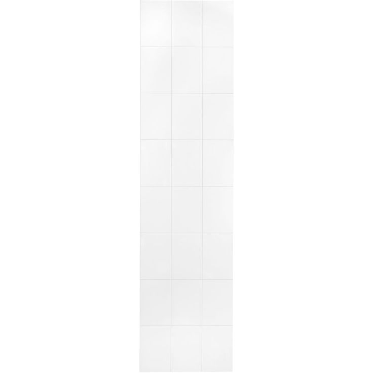 Märkätilalevy Berry Alloc Wall&Water, Lumenvalkoinen Kiiltävä 200 x 300 mm:n kuviolla