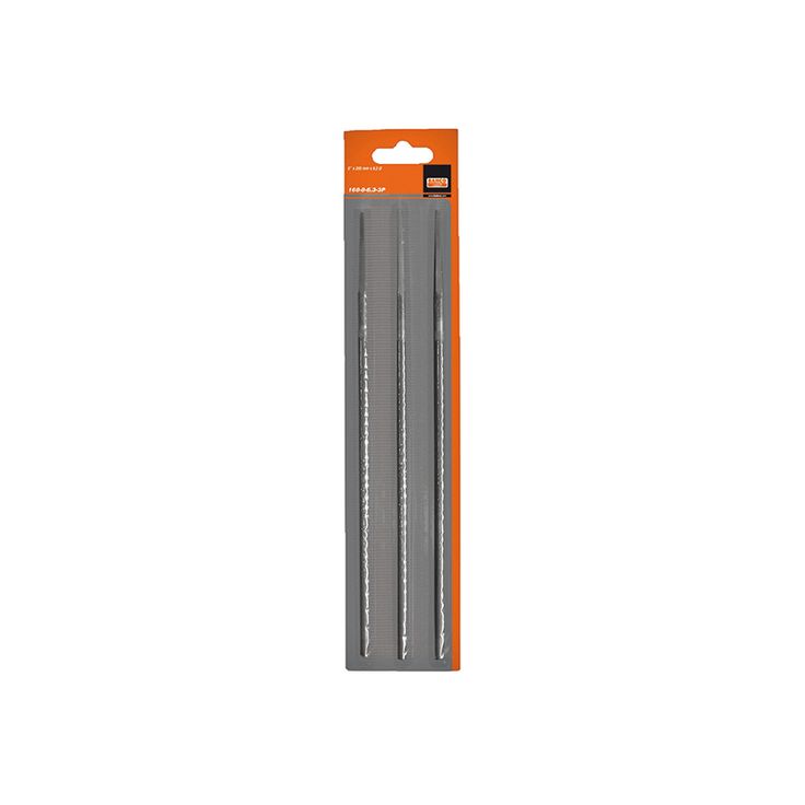 Viilasarja Bahco, 4, 8mm, 3 kpl