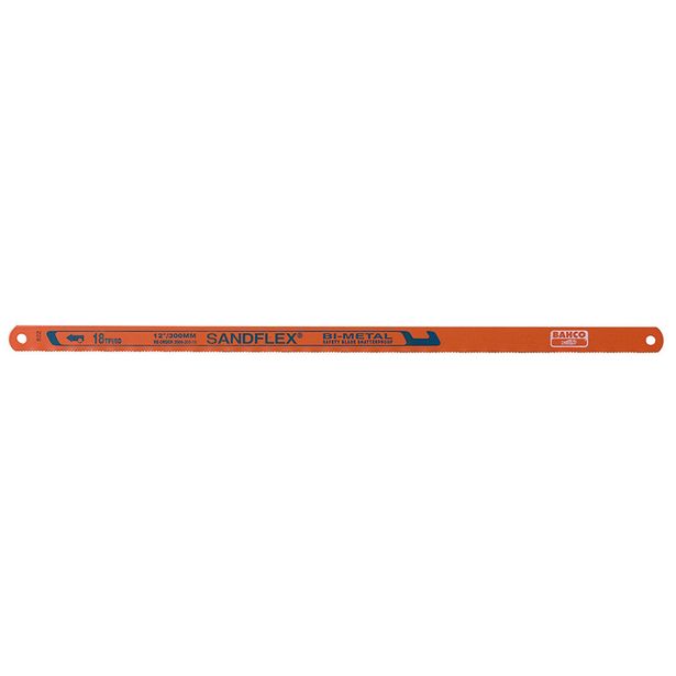 Rautasahanterät Bahco Sandflex, 300mm, 24 TPI