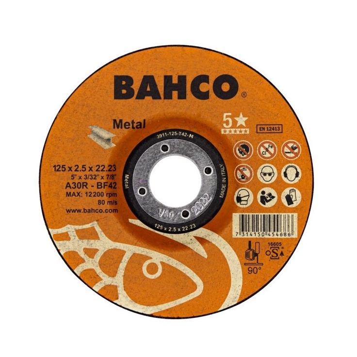 Katkaisulaikka Bahco A30R T42, 125x2.5x22.23mm