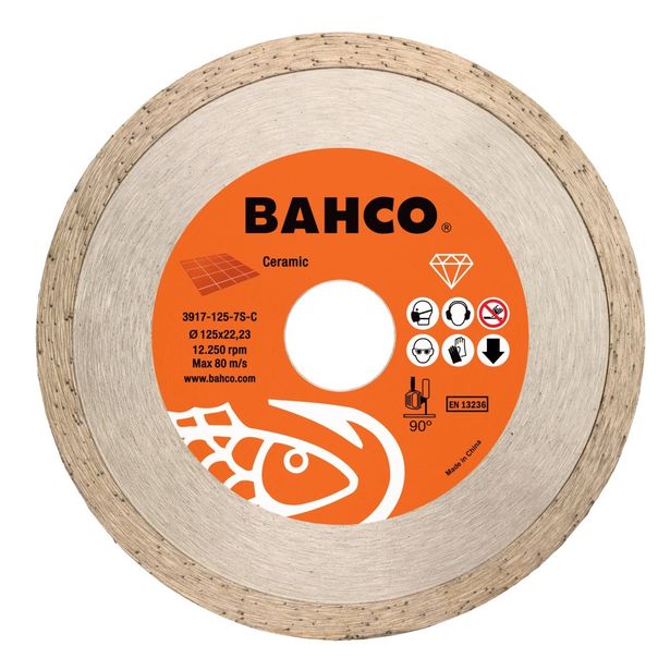 Timanttikatkaisulaikka Bahco laatoille, 125x2,0x22,23 mm