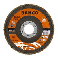 Lamellilaikka Bahco INOX+Fe P80 125 x 22,23mm, kartiomainen