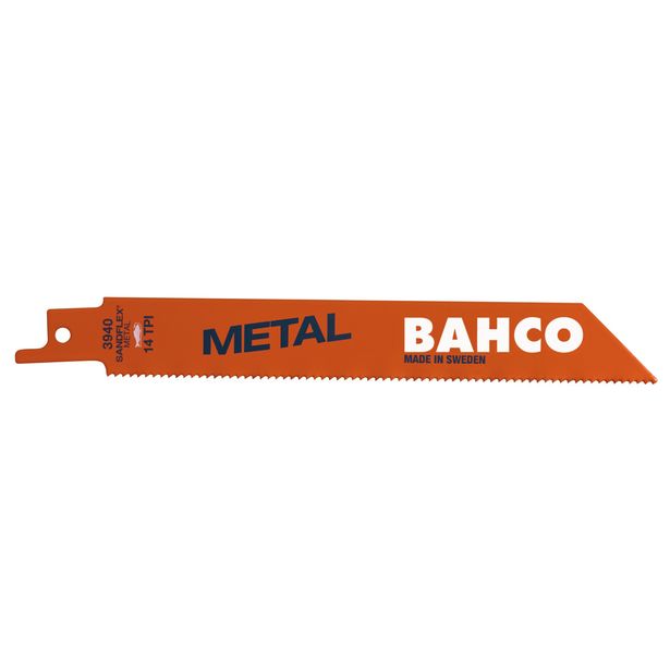 Puukkosahanterä Bahco Sandflex Bi-Metal ST 300x0,9mm, 18TPI, metallille, 2kpl