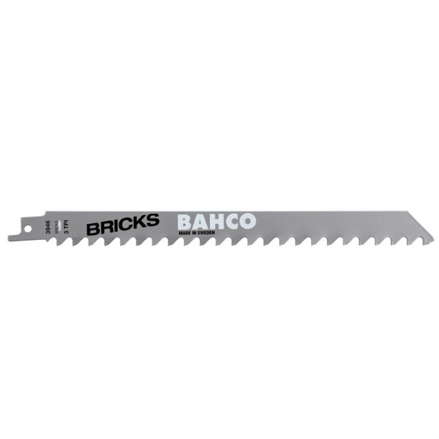 Puukkosahanterä Bahco SL 150x0,9mm, 6TPI, kevytbetonille, tiilelle ja lasikuidulle, 1kpl