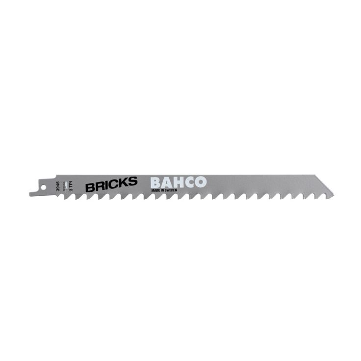 Puukkosahanterä Bahco SL 150x0,9mm, 6TPI, kevytbetonille, tiilelle ja lasikuidulle, 1kpl