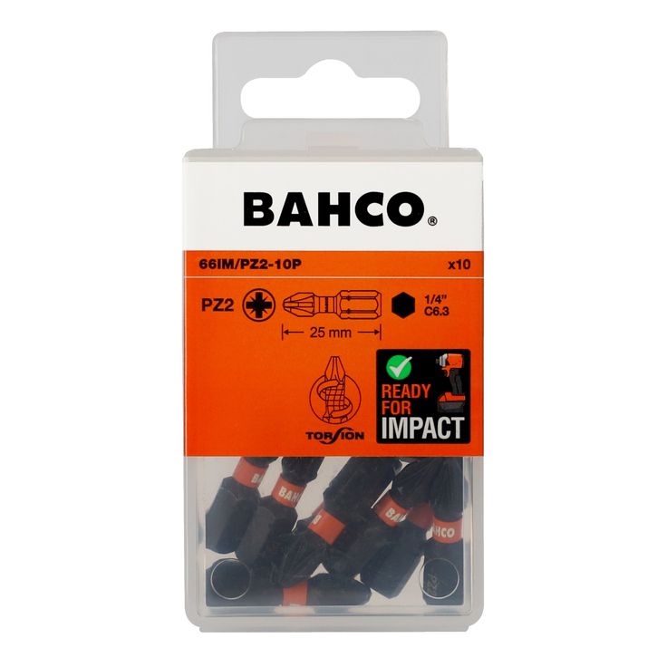 Iskukärkisarja Bahco 66IM PZ2 25mm, 10kpl