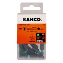 Iskukärkisarja Bahco 66IM TORX T20 25mm, 10kpl