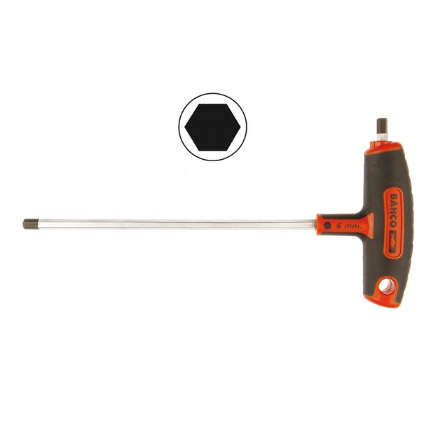 T-kahvainen kuusiokoloruuvimeisseli Bahco 6mm 150mm