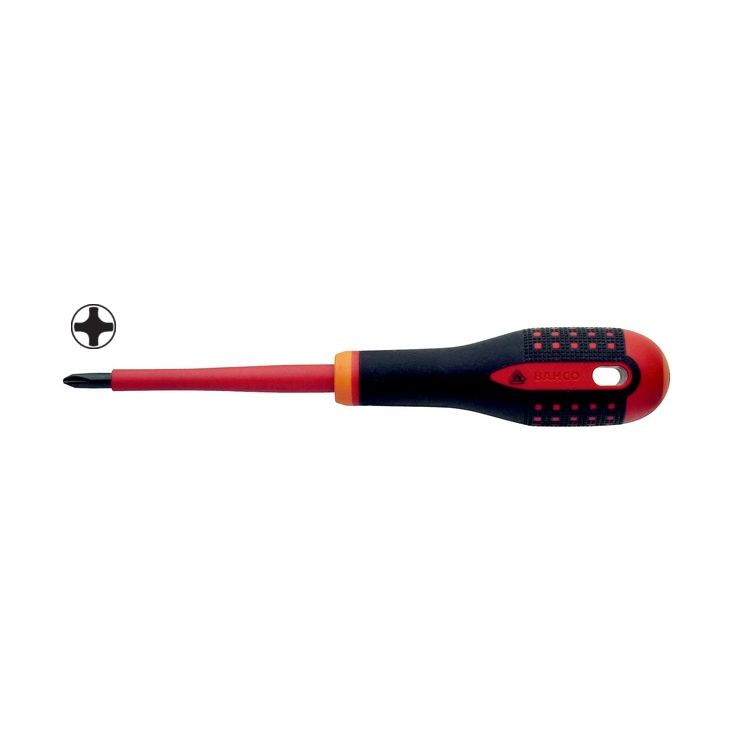 Sähköeristetty ruuvimeisseli Bahco Ergo PH0x75mm 1000V VDE