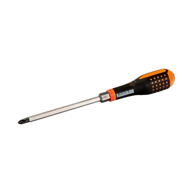 Ruuvimeisseli Bahco Ergo PH2x125mm läpivievä 11mm kuusiokärki
