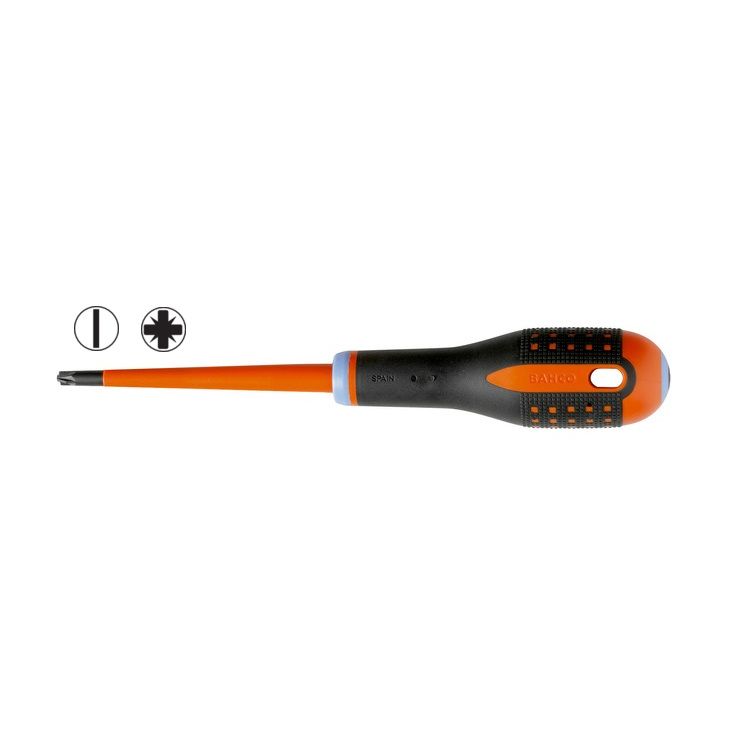 Sähköeristetty ruuvimeisseli Bahco Ergo Slim SL5/PZ1x80mm 1000V VDE