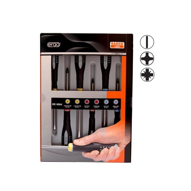 Ruuvimeisselisarja Bahco Ergo™, 6 kpl (2)