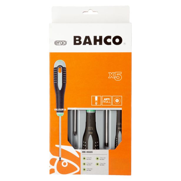 Ruuvimeisselisarja Bahco Ergo, TORX T10–T30, 5 kpl