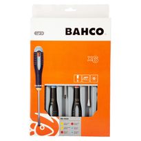 Ruuvitalttasarja Bahco BE-9886, ura + Phillips + Pozidriv, 6 osaa