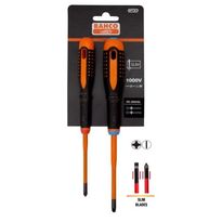 Sähköeristetty ruuvimeisselisarja Bahco Ergo Combi Slim™, 2 kpl, 1000 V VDE