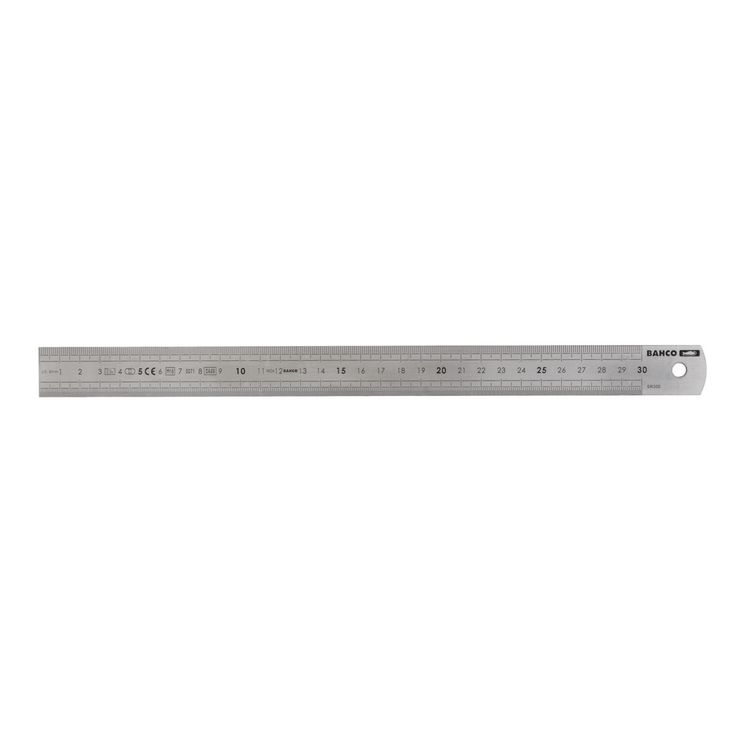 Mittaviivain Bahco 600x30mm ruostumaton teräs
