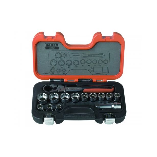 Hylsysarja Bahco 10–24mm 14kpl