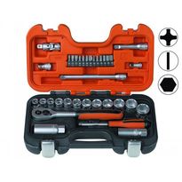 Hylsysarja Bahco, 1/4&quot; + 3/8&quot;, 33 kpl