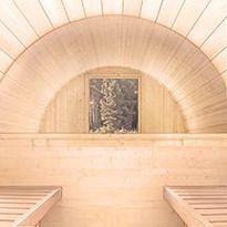 Peilimaisemaikkuna, puolikuu, 2m