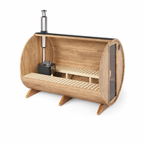 Tynnyrisauna Baltresto, 200x300cm, 6 hlöä, peiliseinällä