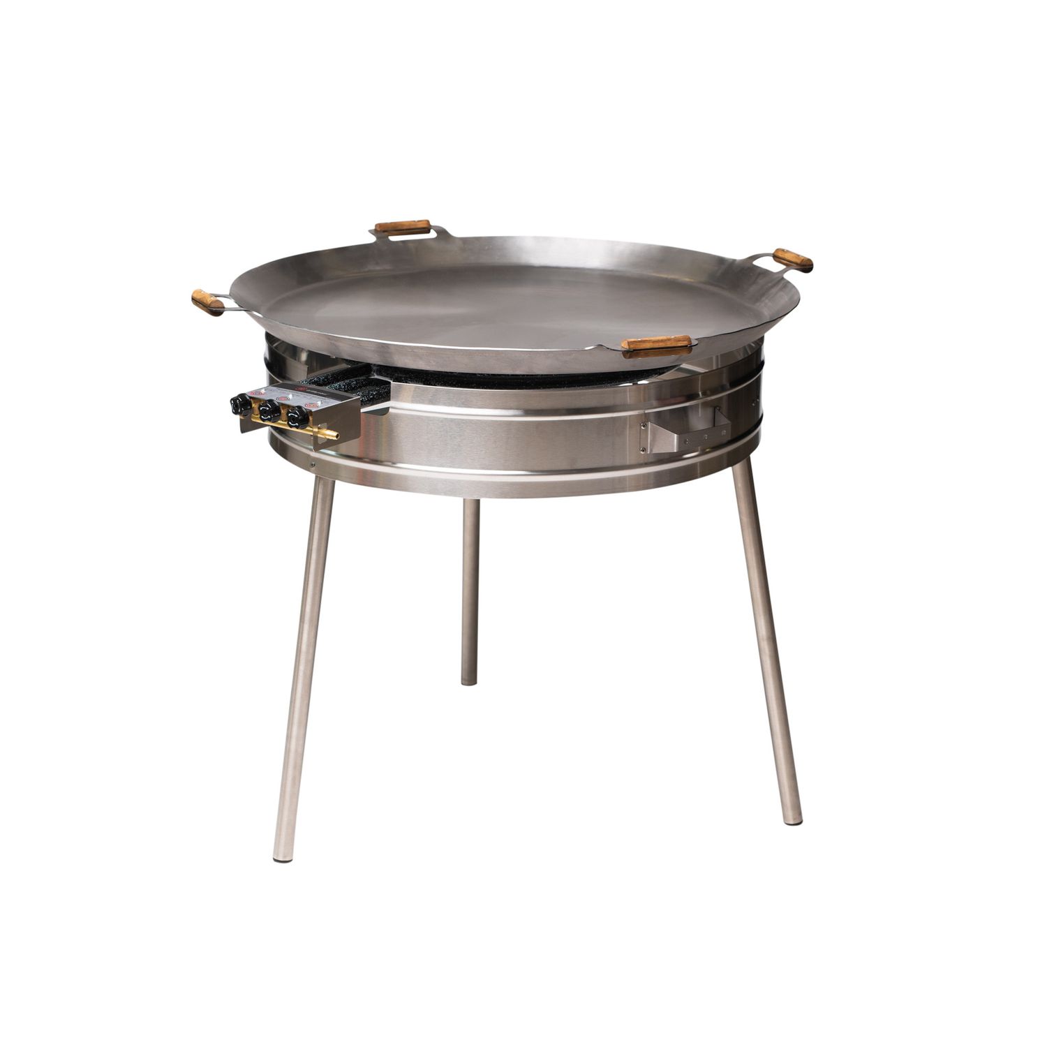 Paellasetti GrillSymbol Expert-960 Ø96cm kaasupoltin säädinletkusetti teräs