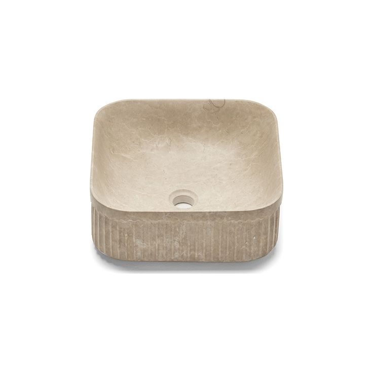 Malja-allas Bathco Striae, 390x390mm, beige
