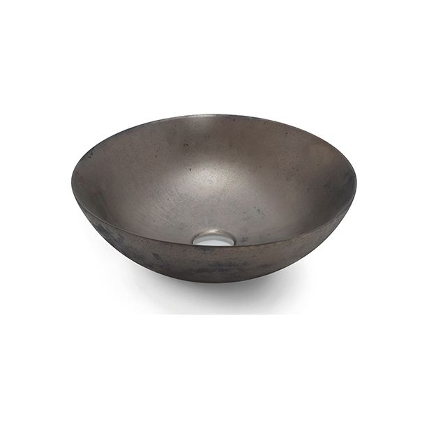 Malja-allas Bathco Lys, Ø400mm, musta/kulta