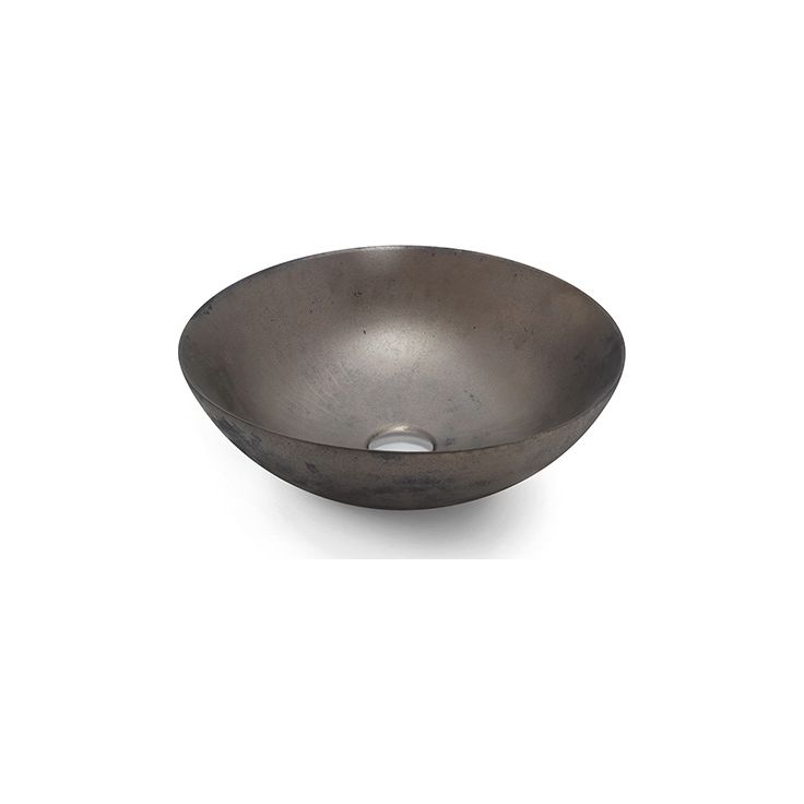 Malja-allas Bathco Lys, Ø400mm, musta/kulta