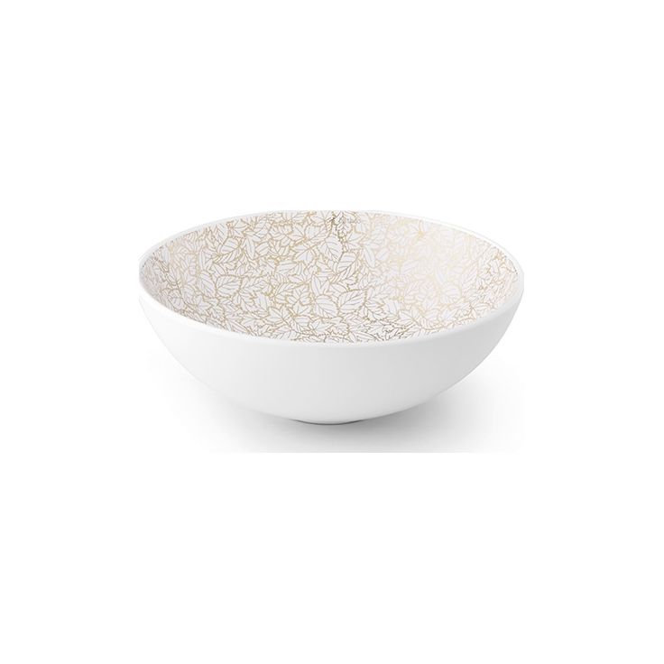 Malja-allas Bathco Oasis, Ø400mm, valkoinen/kulta