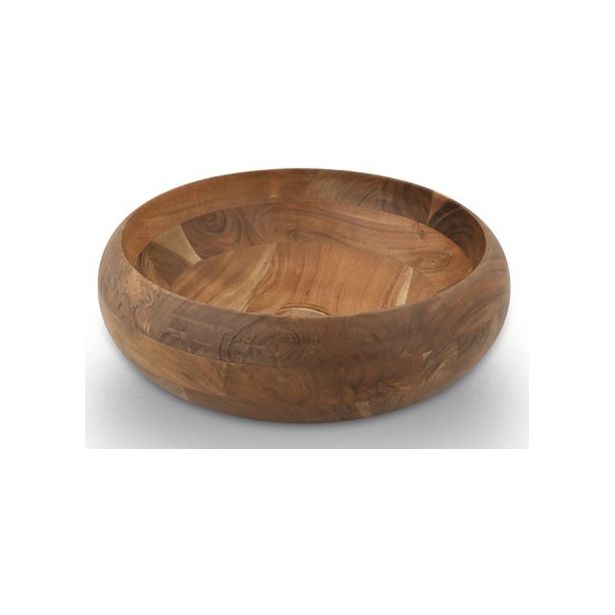 Malja-allas Bathco Bangalore Ø450mm akaasiapuu