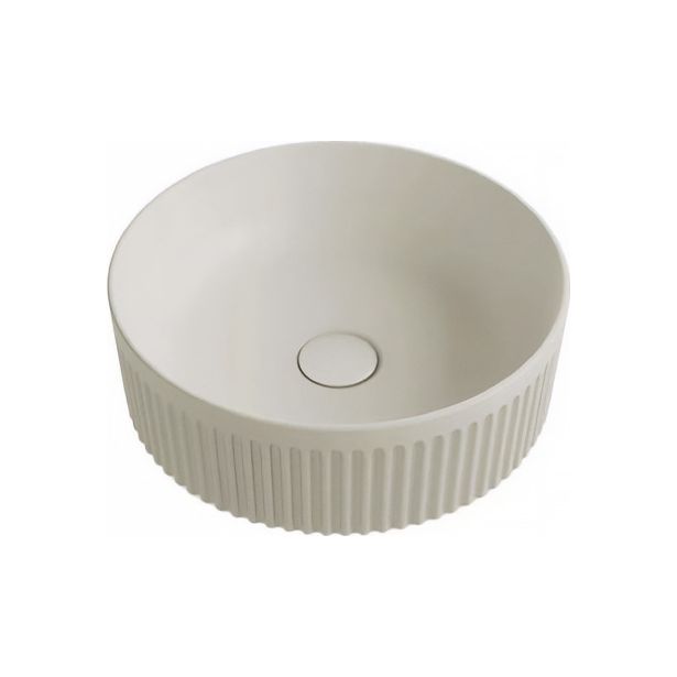 Malja-allas Bathco Wadi, Ø360mm, luonnonvalkoinen