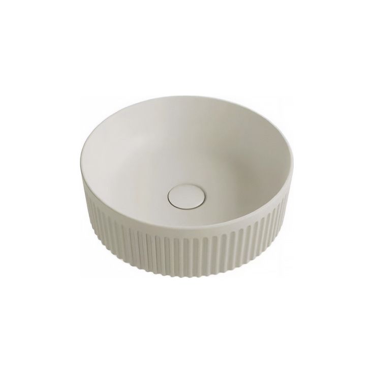Malja-allas Bathco Wadi, Ø360mm, luonnonvalkoinen