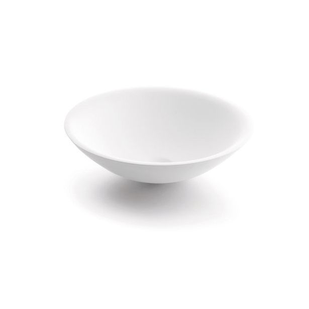 Malja-allas Bathco Piamonte, Ø420mm, mattavalkoinen