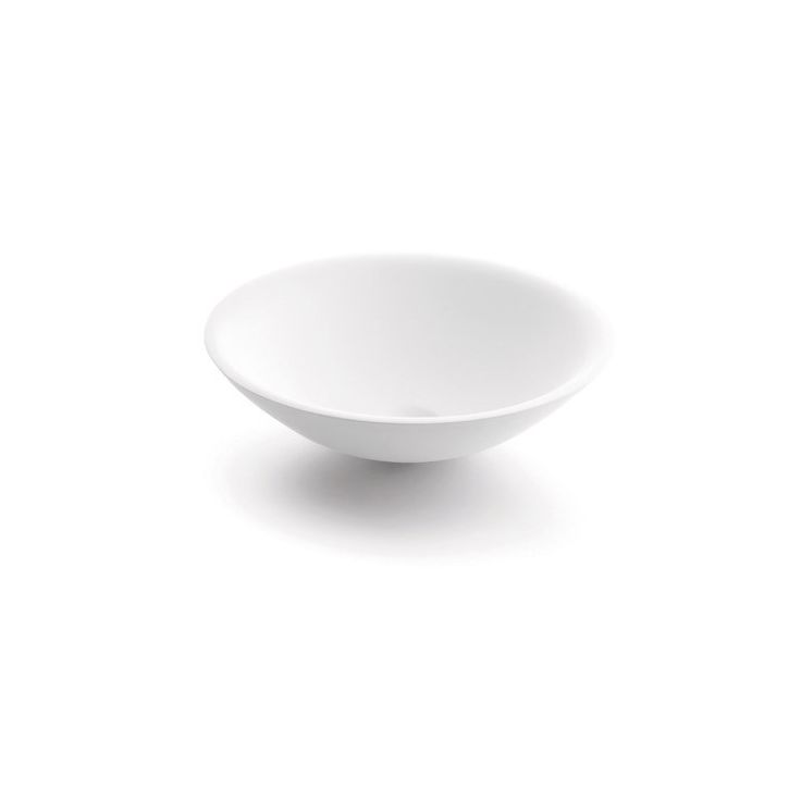Malja-allas Bathco Piamonte, Ø420mm, mattavalkoinen