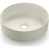 Malja-allas Bathco Carnac, Ø355mm, matta luonnonvalkoinen
